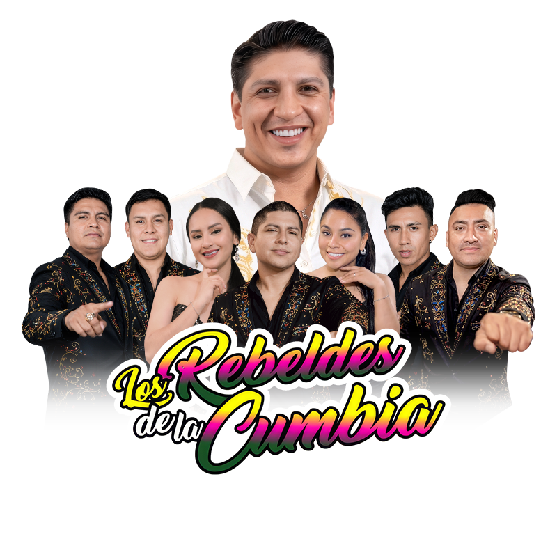 personajes de los rebeldes de la cumbia en yacumama